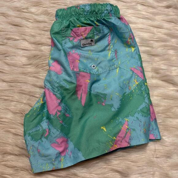 Boardies Men's Swim Trunks in Multicolor Print - Picture 5 of 7